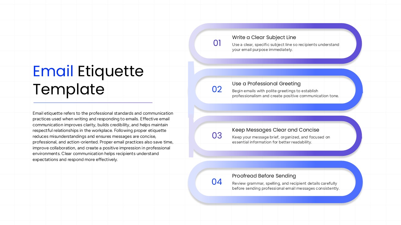 Email Etiquette Presentation Template
