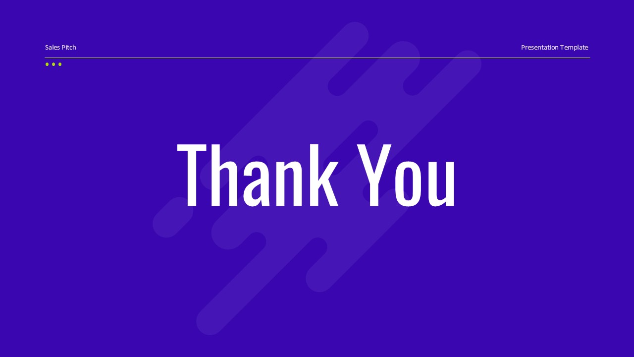 Modern thank you presentation slide with clean professional design for business and corporate presentations.