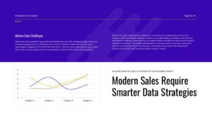 Sales pitch deck slide highlighting market insights, sales analytics, and data-driven business growth strategies.