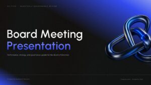 Board Meeting PowerPoint Template
