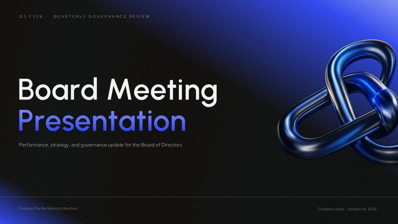 Board Meeting PowerPoint Template