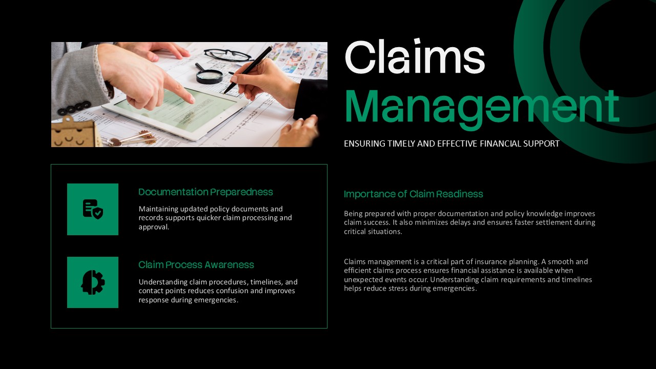 Insurance Company Claim Management Template