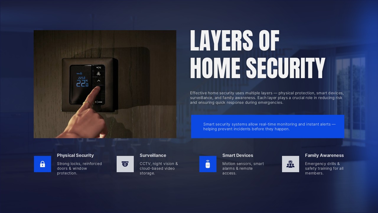 Layers Of Home Security Slide