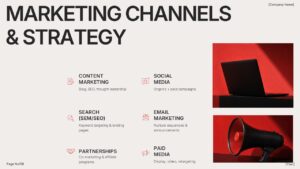 Marketing Channels Strategy template