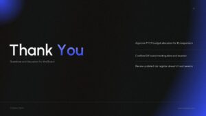 Modern Professional Thank You Slide