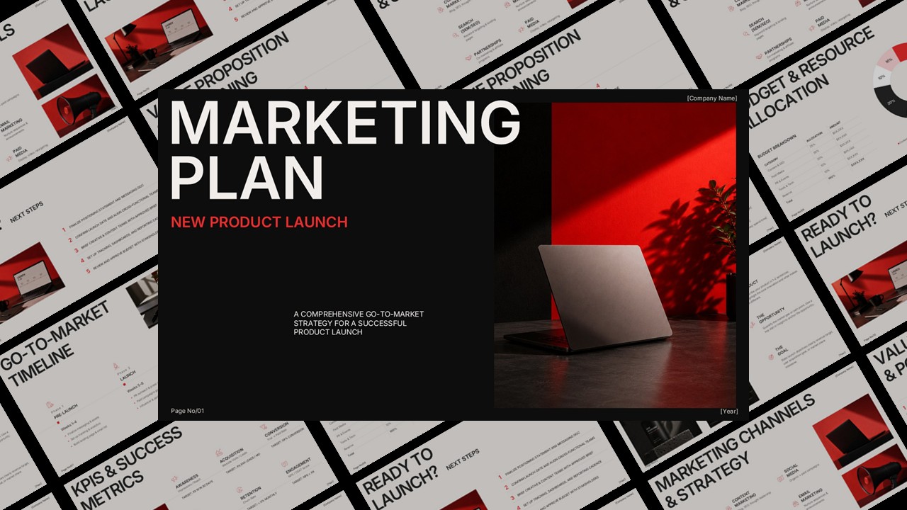 New Product Launch Marketing Plan Presentation Template