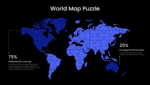 World Map Puzzle Presentation Slide