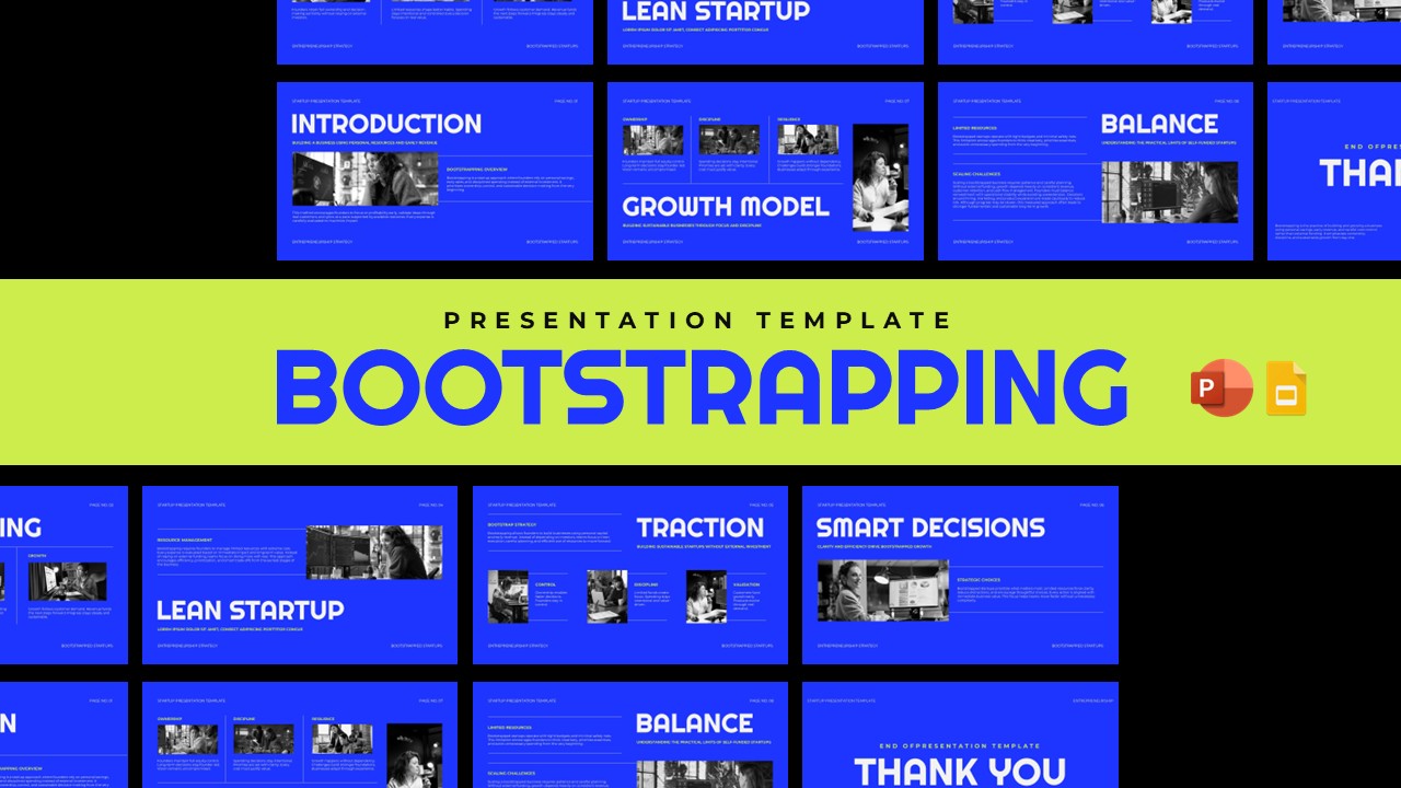 bootstrapping pitch deck presentation template