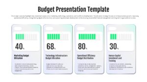 business budget presentation slide