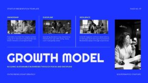 startup business growth model powerpoint slide