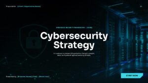 Cybersecurity Strategy PPT Template