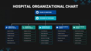 Healthcare Org Chart Slide Template