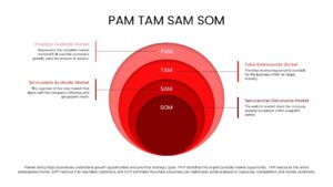 PAM TAM SAM SOM Marketing Template PPT