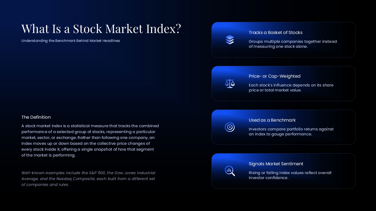 Stock Market Index Presentation Template
