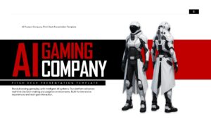 editable ai gaming company profile ppt template