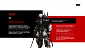 artificial intelligence gaming company about us template