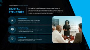 corporate presentation capital structure presentation slide