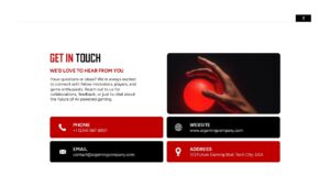get in touch with us ppt slide template