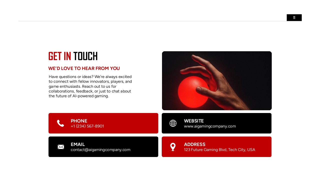 get in touch with us ppt slide template