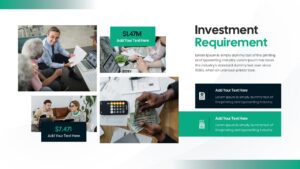 investment requirements financial presentation slides template