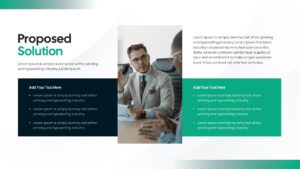 proposed solution finance presentation slide