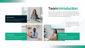 team introduction slide