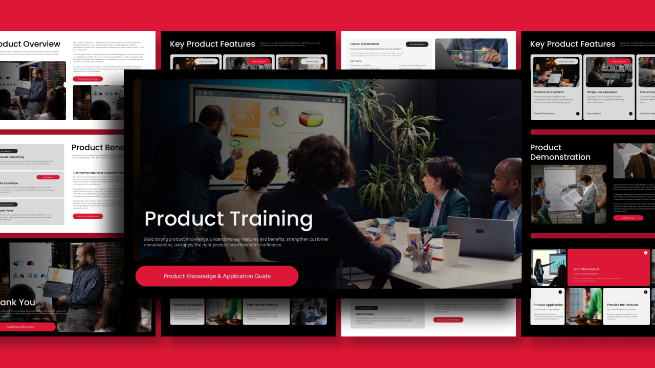 Product Training Presentation Template