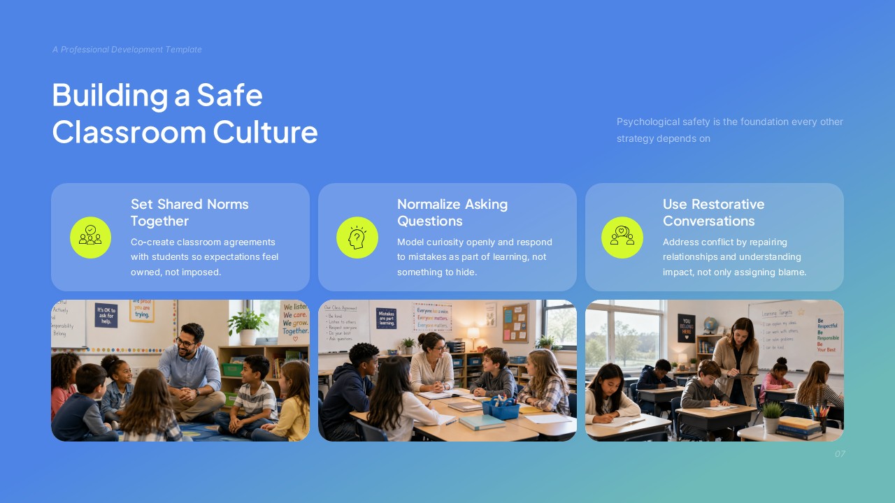 building safe classroom culture presentation