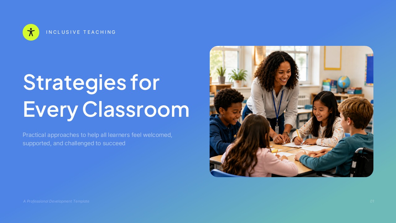 classroom strategies presentation template