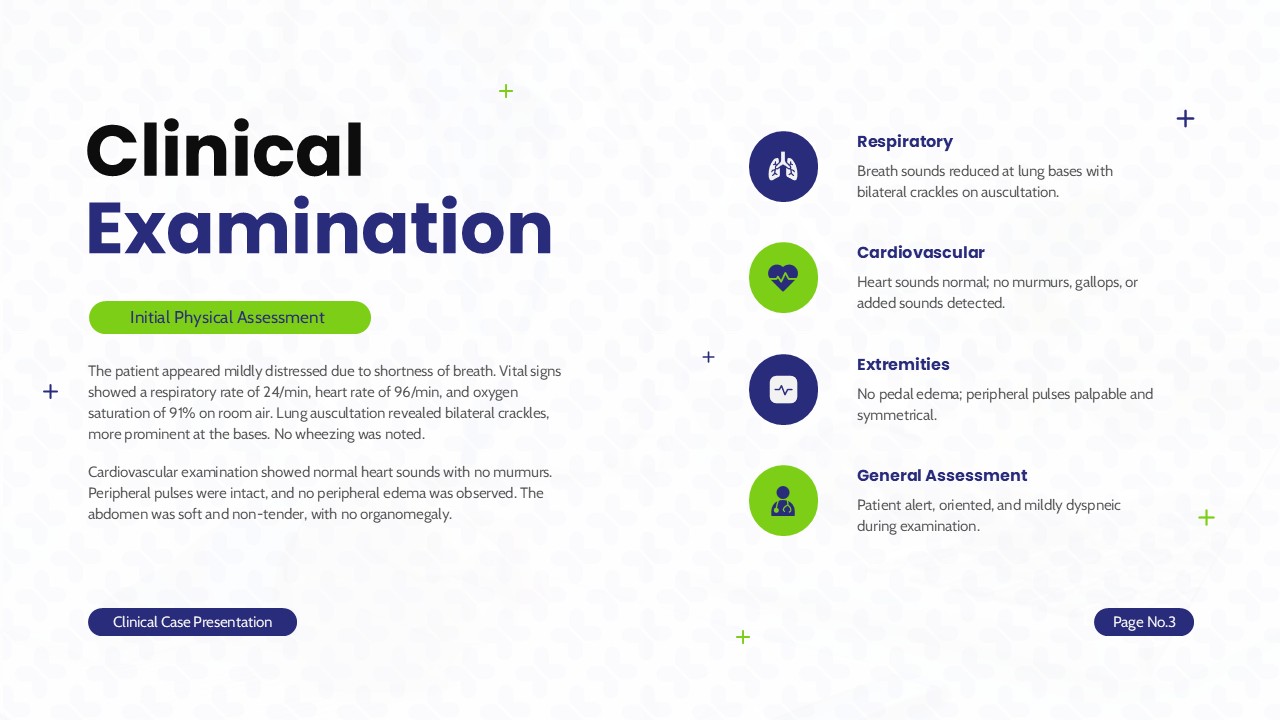 clinical examination medical slide