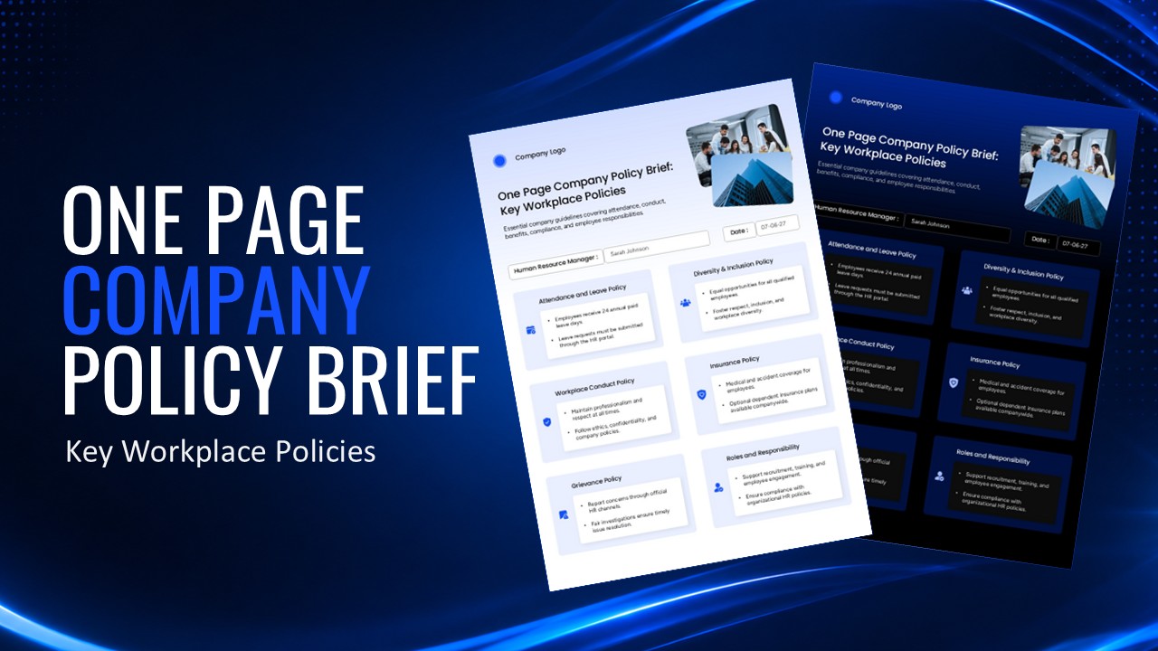 company policy presentation template