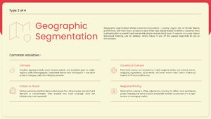 geographic segmentation slide template