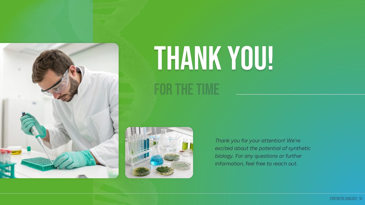 green thankyou slide healthcare presentation slide