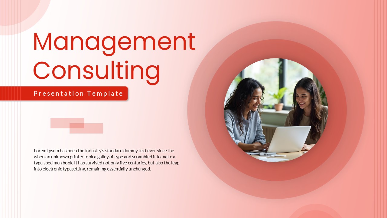 management consulting powerpoint template