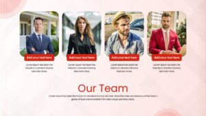 management consulting presentation our team slide