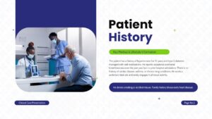 patient history healthcare slide