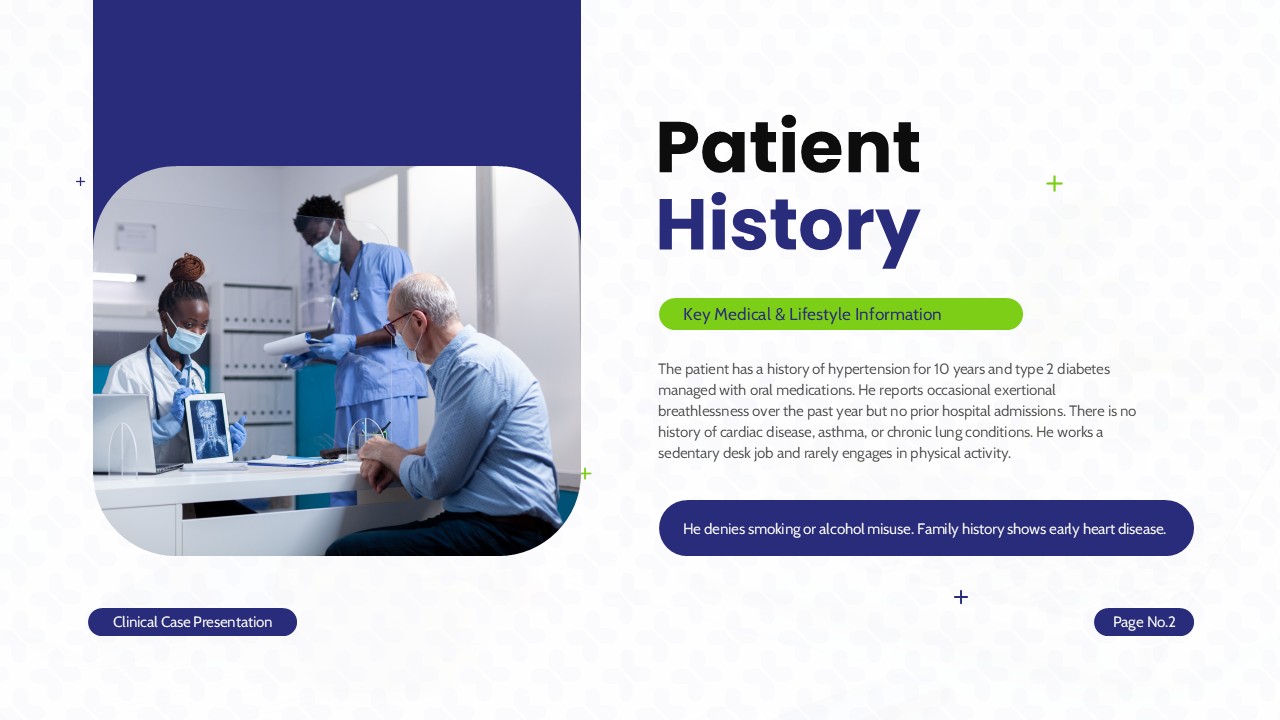 patient history healthcare slide
