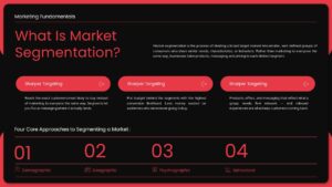 understand market segmentation google slide