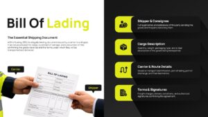 Bill of lading ppt slide template