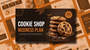 cookie shop business plan powerpoint cover