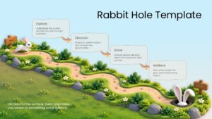 Rabbit hole powerpoint template.